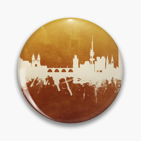 Item preview, Prague (Praha) Czech Republic Skyline designed and sold by ArtPrints.