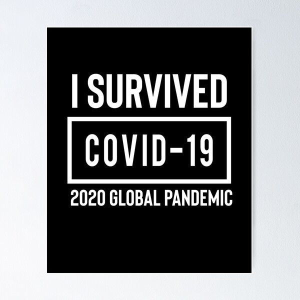 Item preview, I survived Covid19 2020 global pandemic  designed and sold by UrbanWolf Studio.