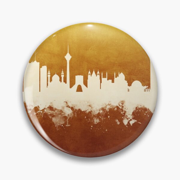 Item preview, Tehran Iran Skyline designed and sold by ArtPrints.