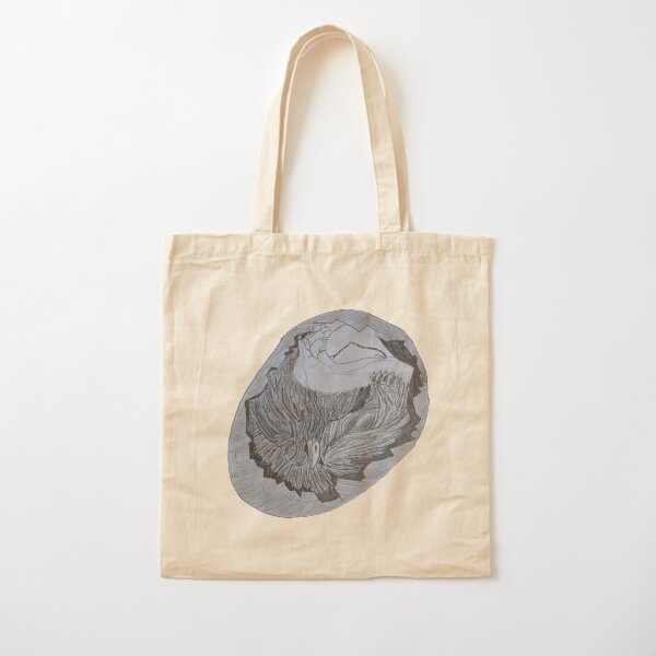 Unborn Chick Cotton Tote Bag