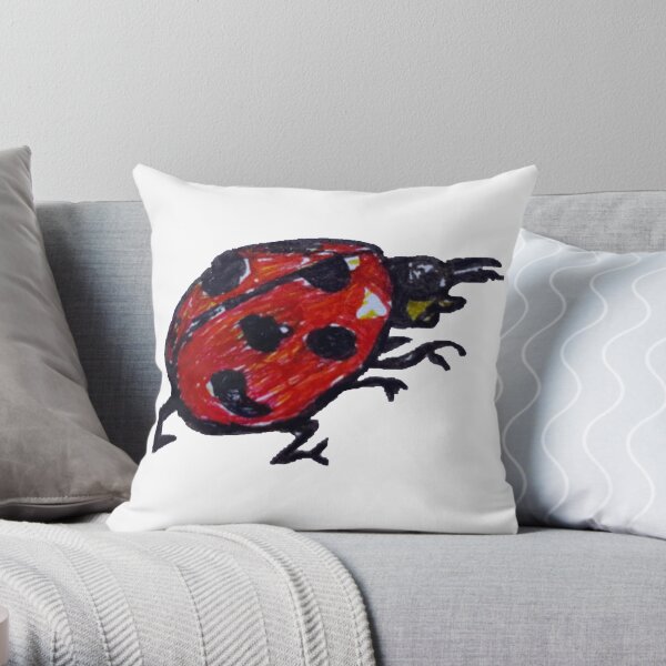 Lil’ Ladybug Throw Pillow