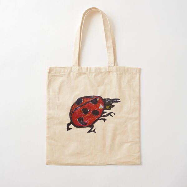 Lil’ Ladybug Cotton Tote Bag