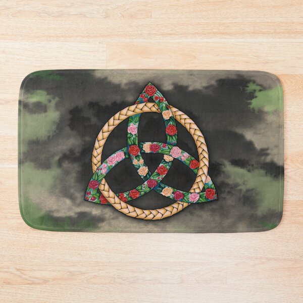 Item preview, Celtic Roses Trinity Symbol (green) designed and sold by Colette van der Wal.