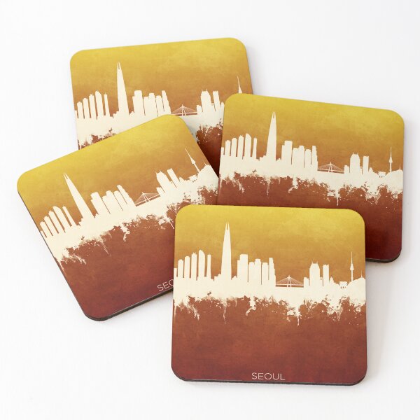 Item preview, Seoul Skyline South Korea designed and sold by ArtPrints.
