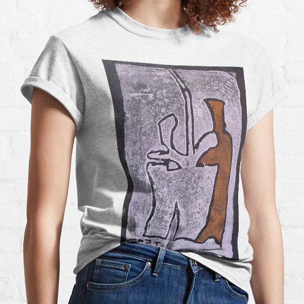 Orange Bottle Pink Plant Classic T-Shirt