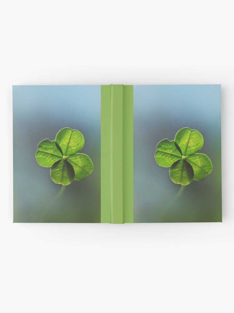 Alternate view of Lucky Charm Four Leaf Clover. Irish Lucky Shamrock Hardcover Journal