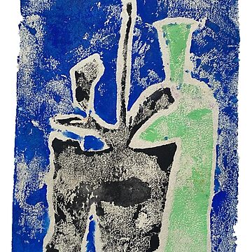 Artwork thumbnail, Green Bottle Black Plant by Jeffro292