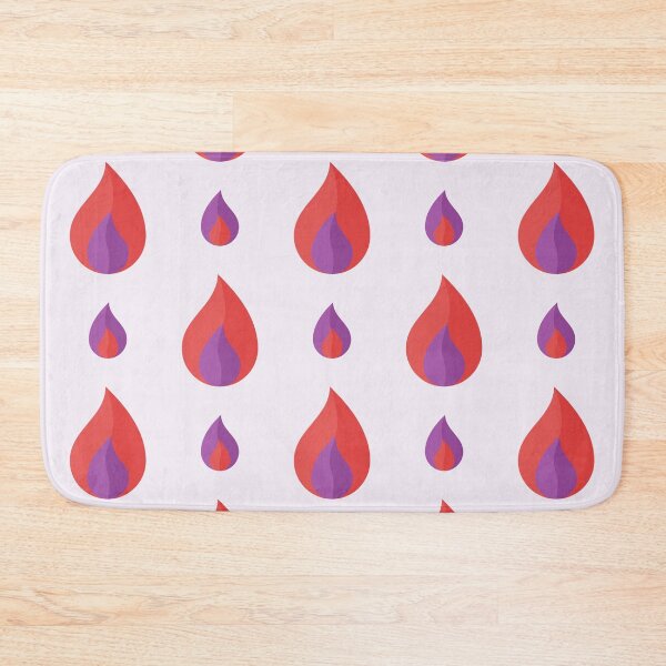 Item preview, Geometric Pattern: Flame: Light Red designed and sold by Red Wolf.
