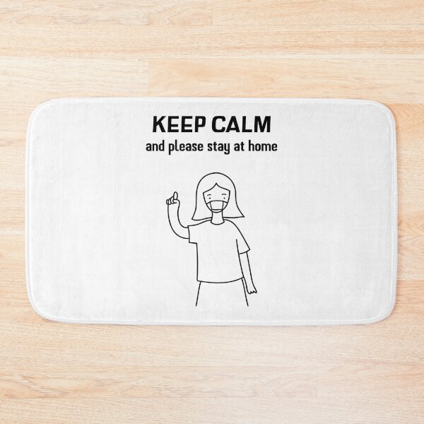 Item preview, Coronavirus: Keep Calm and Please Stay at Home designed and sold by ErenStream.