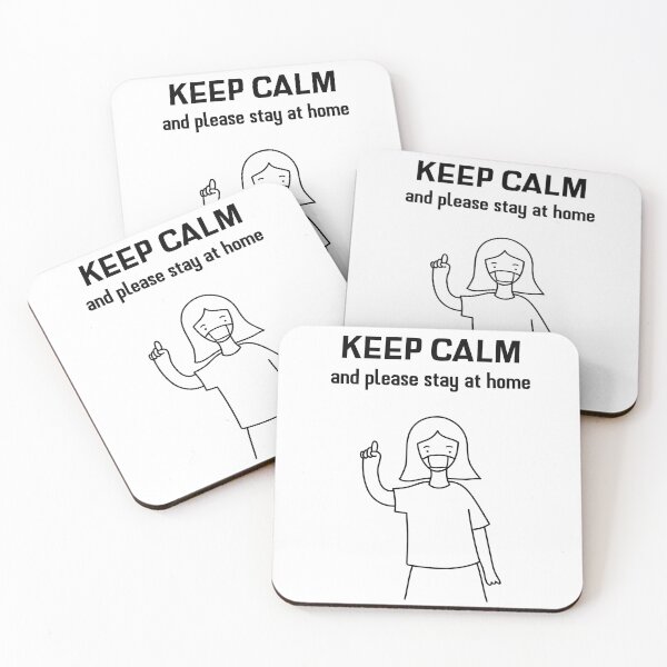 Item preview, Coronavirus: Keep Calm and Please Stay at Home designed and sold by ErenStream.