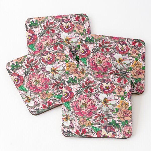 Item preview, Peony, lily and rose designed and sold by ariellemorris.