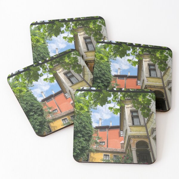 Item preview, Old Town Plovdiv - Splendid Revival Houses Framed by Grapevine Pergola designed and sold by Georgia Mizuleva.