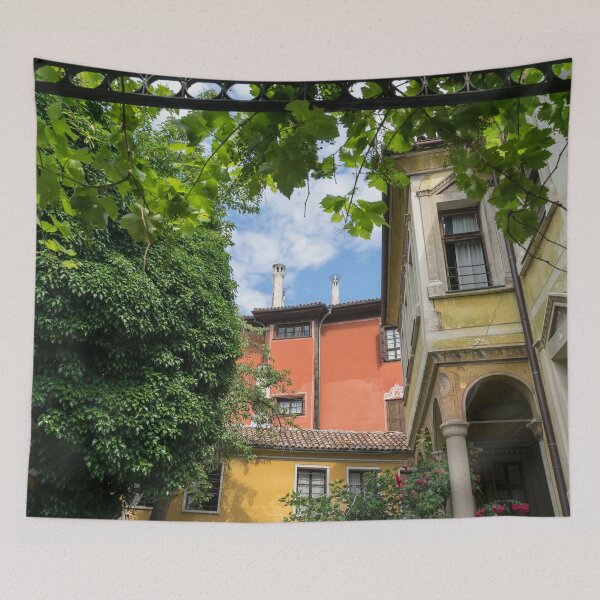 Item preview, Old Town Plovdiv - Splendid Revival Houses Framed by Grapevine Pergola designed and sold by Georgia Mizuleva.