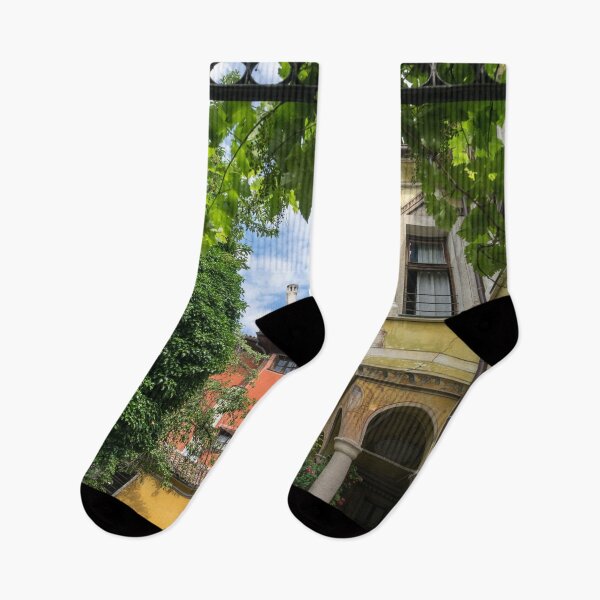 Item preview, Old Town Plovdiv - Splendid Revival Houses Framed by Grapevine Pergola designed and sold by Georgia Mizuleva.