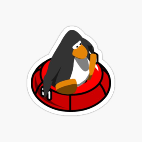 Club Penguin Sled Racer Sticker Sticker