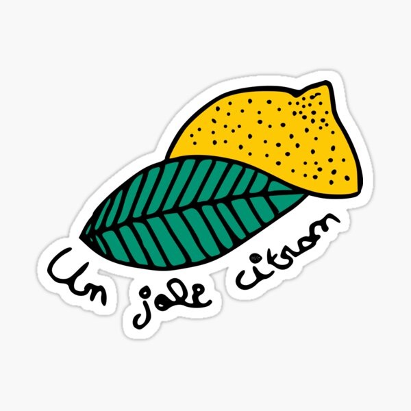 Pretty Nice Lemon Sticker