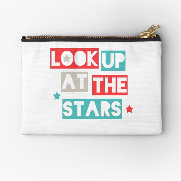Look Up At The Stars Zipper Pouch