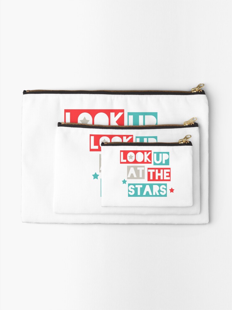 Alternate view of Look Up At The Stars Zipper Pouch