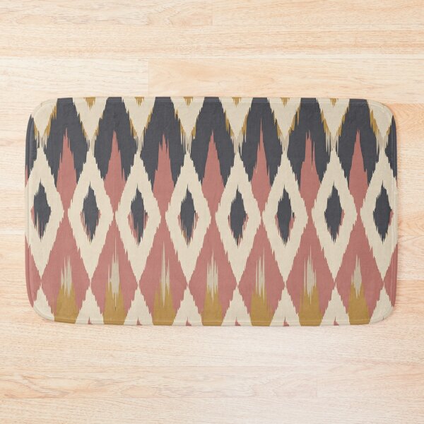 Minimal, Pattern, Boho Prints, Terracotta Yoga Mat by Megan Morris