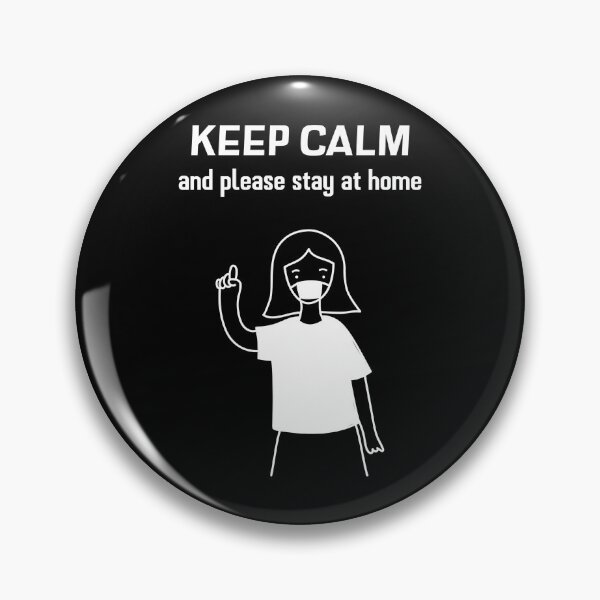 Item preview, Coronavirus: Keep Calm and Please Stay at Home designed and sold by ErenStream.