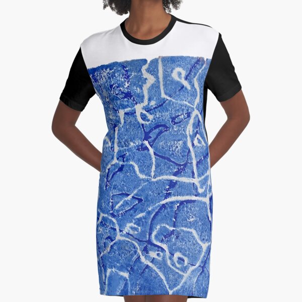 Caribbean Sea Graphic T-Shirt Dress