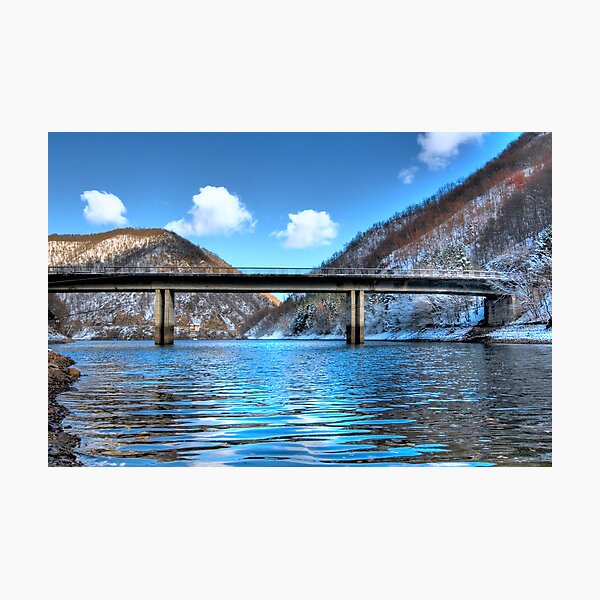 Item preview, bridge over frozen lake designed and sold by katta.