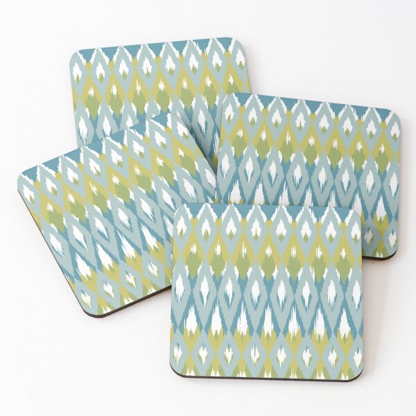 Item preview, Boho, Ikat Pattern, Teal, Mustard, Green designed and sold by meggydesigns.
