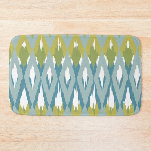 Item preview, Boho, Ikat Pattern, Teal, Mustard, Green designed and sold by meggydesigns.