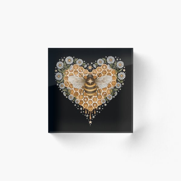 Sweet heart Acrylic Block