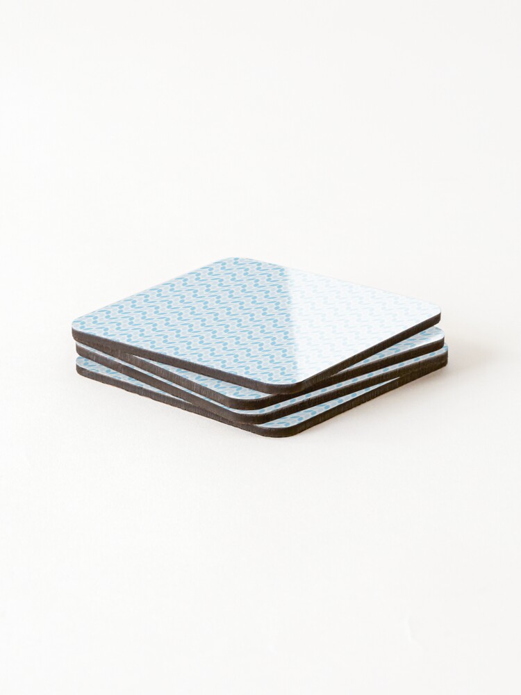 Thumbnail 4 of 5, Coasters (Set of 4), Wave pattern designed and sold by cgcreation.