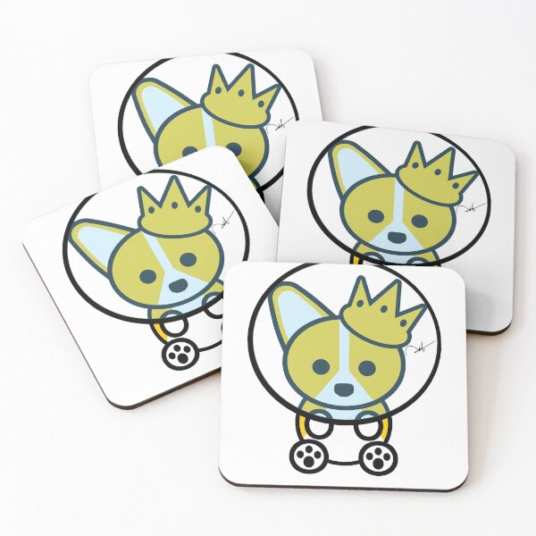 Item preview, Ello Corgi | Astronaut Wearing Space Suit Galaxy Cosmonaut designed and sold by jayrauler.