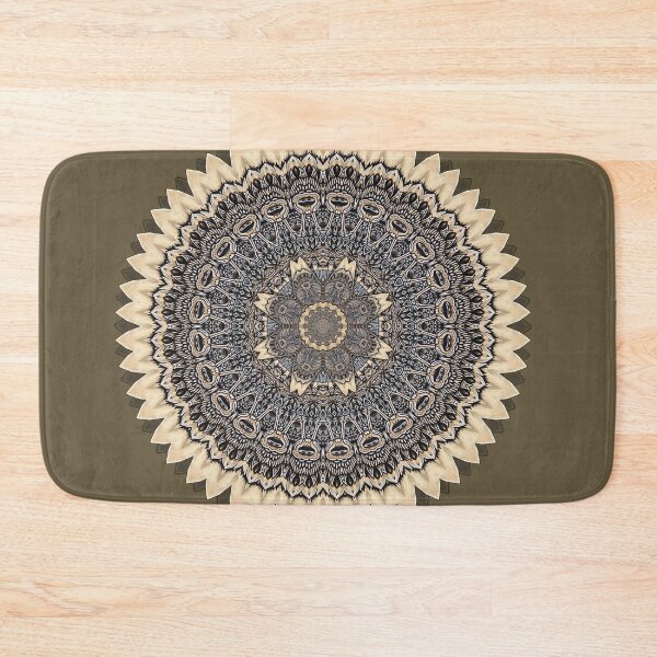 Item preview, Wolf Wood Mandala Hand Painted Skateboard Art designed and sold by RetroVandal.