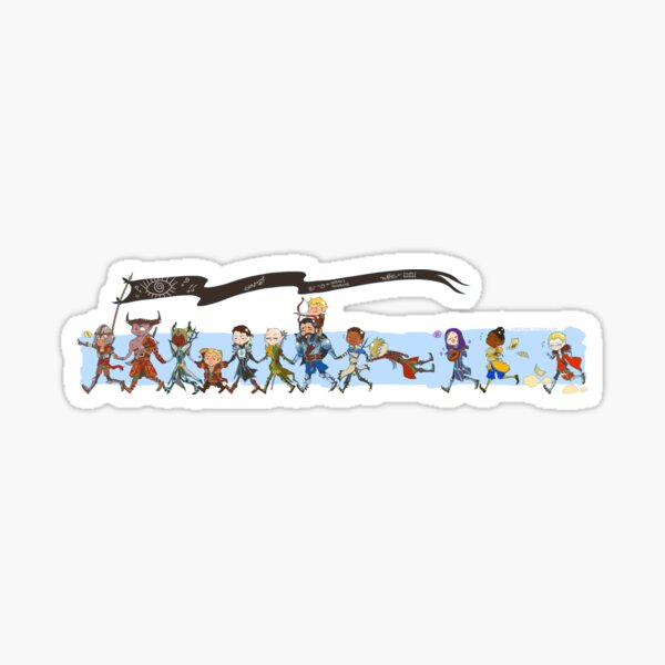 Dragon Age Inquisition Chibi Sticker