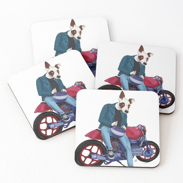 Item preview, Dog on motorcycle designed and sold by estanisaboal.
