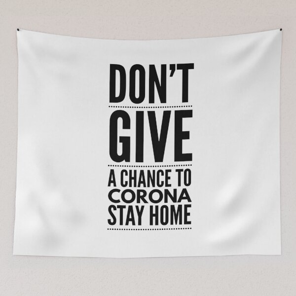 Item preview, DON'T GIVE A CHANCE TO CORONA STAY HOME designed and sold by junaid ali.