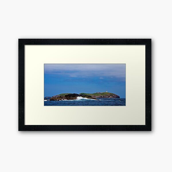 South Solitary East Side from "Black Rock Bommy" Framed Art Print