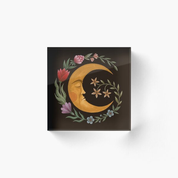 Midsummer Moon Acrylic Block