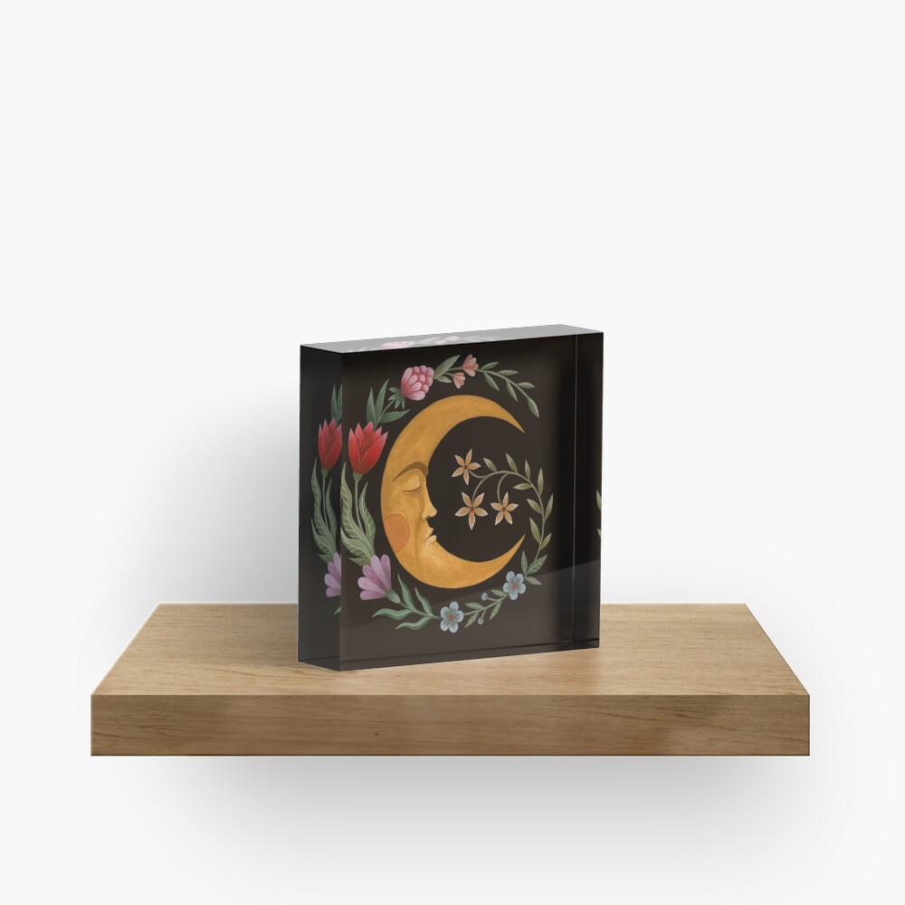 Midsummer Moon Acrylic Block