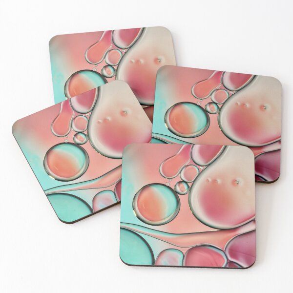 Item preview, Bubble Abstract with Cyan & Pink designed and sold by SharonJ.