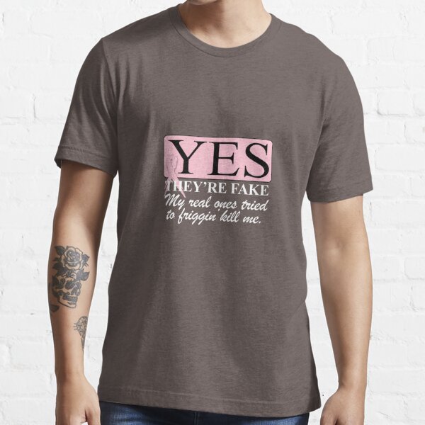 Does this mastectomy make my butt look Big? Essential T-Shirt for Sale by  BeeGeesDesigns