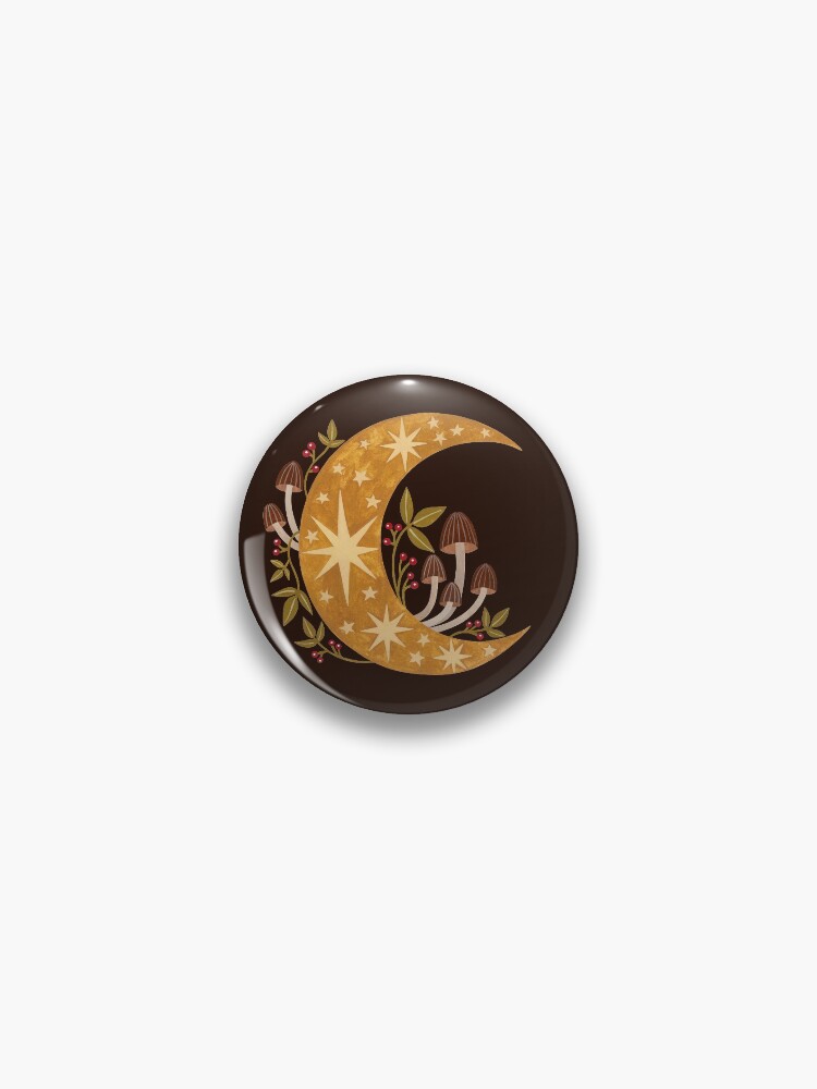 Thumbnail 1 of 3, Pin, Forest moon designed and sold by Laorel.