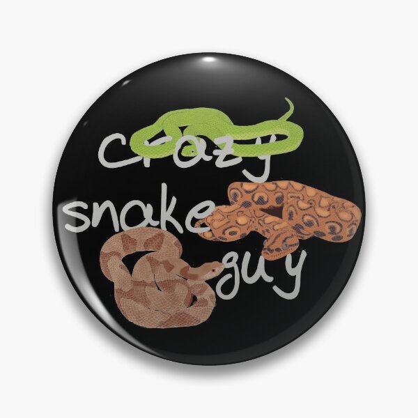 Item preview, Crazy Snake Guy designed and sold by Amy Hadden.
