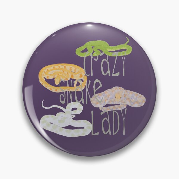 Item preview, Crazy Snake Lady designed and sold by Amy Hadden.