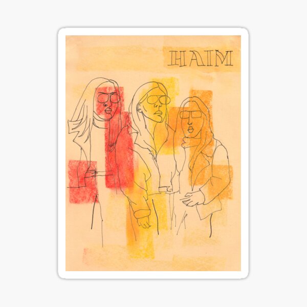 haim days are gone deluxe sticker