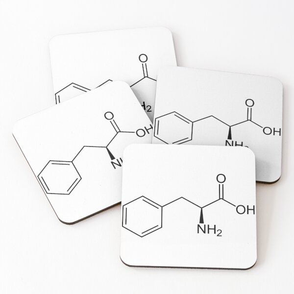 Item preview, Phenylalanine Structure Chemical Formula designed and sold by MagicBoutique.