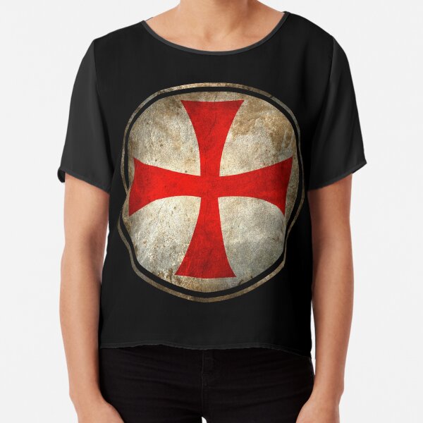Knights Templar Chiffon Top