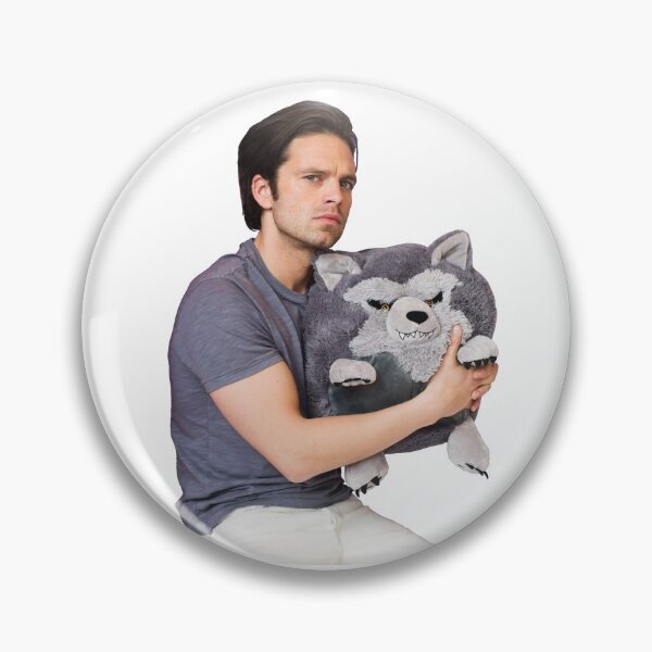Item preview, Sebastian Stan being cute designed and sold by Fandom-Raccoon.