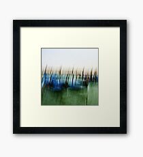 Gondole a Venezia Framed Print