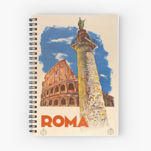 Artikelvorschau, Roma vintage travel poster entworfen und verkauft von stickart-marek.