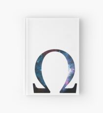 Omega Greek Letter Hardcover Journal